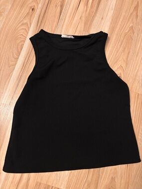 Classic Black High-Neck Tank Top for Women